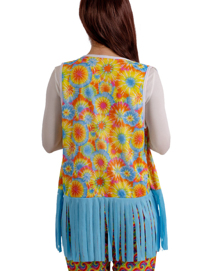 Gilet hippie in busta con gancio