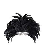 Brasil hat with  black feathers in pbh