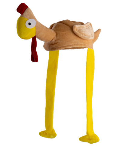 Chicken hat with label