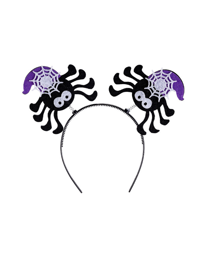 Felt spider headband  with header