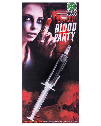 Fake blood in syringes ml. 5 in blister