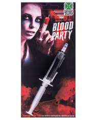 Fake blood in syringes ml. 5 in blister