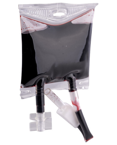 Fake blood bag ml. 75 in blister