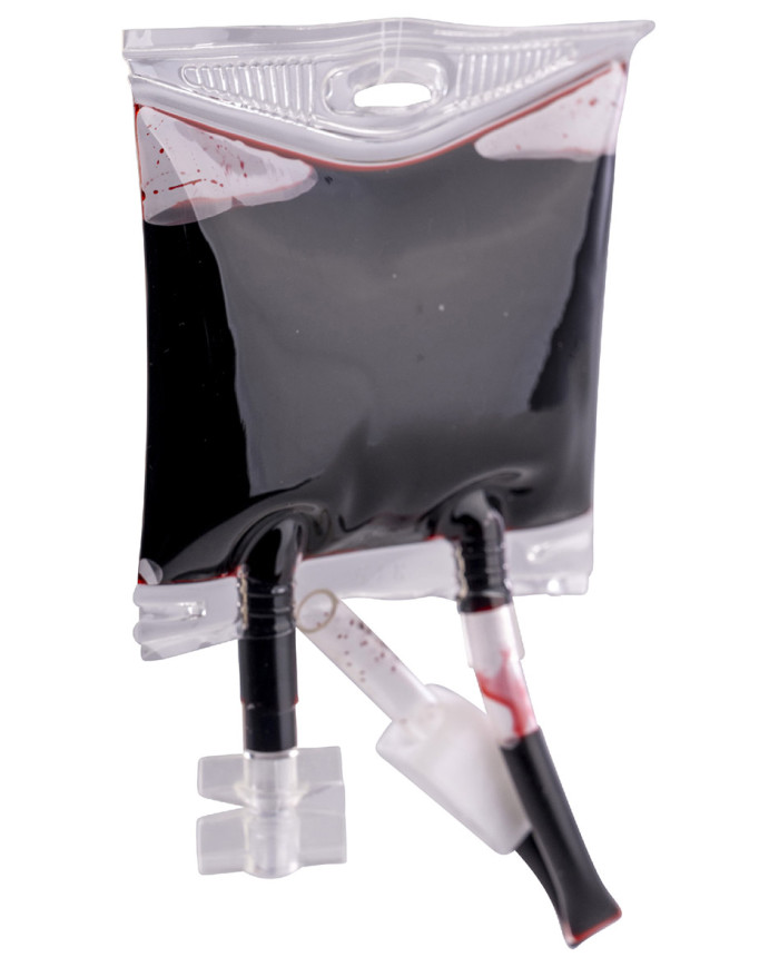 Fake blood bag ml. 75 in blister