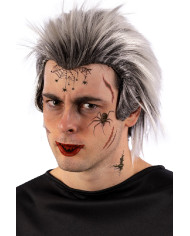 Cartella tatuaggi ragni in busta su cartoncino