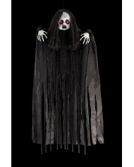 Muñeca de terror para colgar de 120 cm de alto aprox. con luces y sonido (pilas incluidas) con etiqueta colgante/etique...