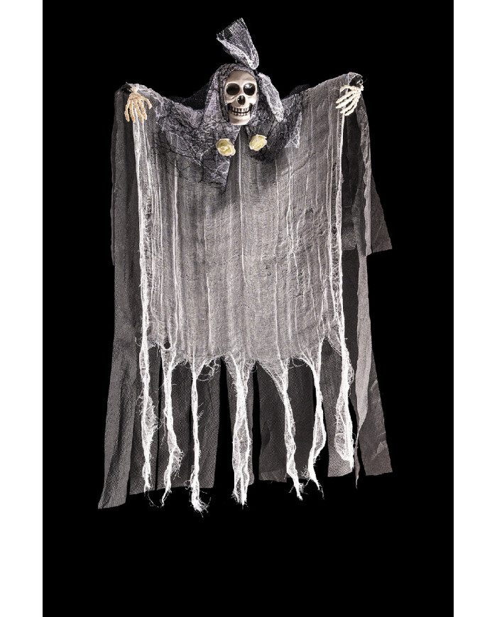 Hanging skeleton bride h.cm.90 with label