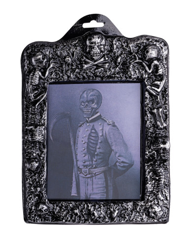 3D skeleton portrait h.cm. 21x30 with label