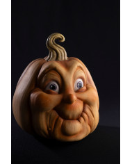 Pumpkin in resin h.cm 30 with label