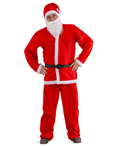 Santa's pile costume one size (L/XL) in bag w/hook