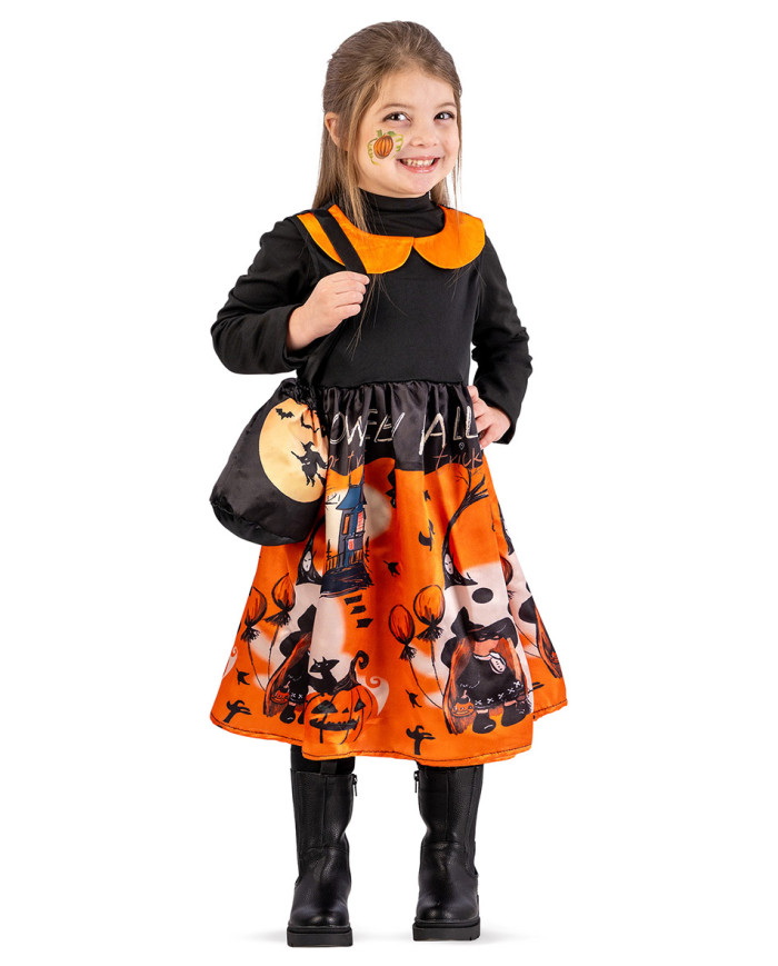 Dress up halloween costume with bag size iii in bag wit