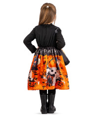 Déguisement vêtement halloween avec sac, dans un sachet avec crochet