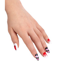 Faux ongles halloween autocollants, dans une boîte