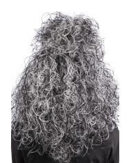 Black and white witch wig in box