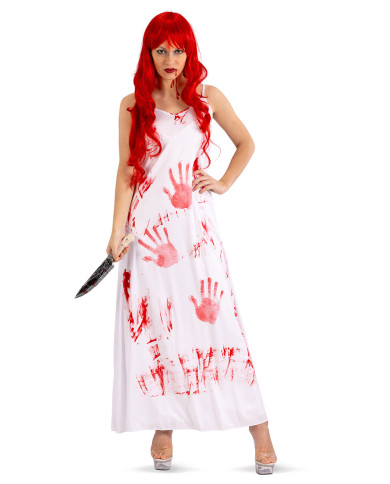 Bloody dress, one size s-m in bag with hook