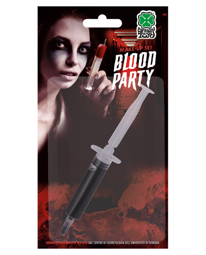Sangre falsa en jeringa 5 ml aprox. en blíster
