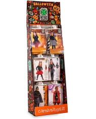 Assortimento set travestimento Halloween in espositore