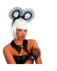 BRACCIALE IN PIZZO E STRASS LUNGH.CM. 12 IN BUSTA C/CAV.