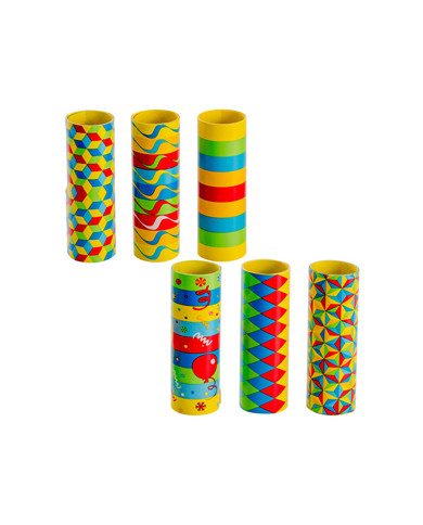 100 mixed streamers in certified paper