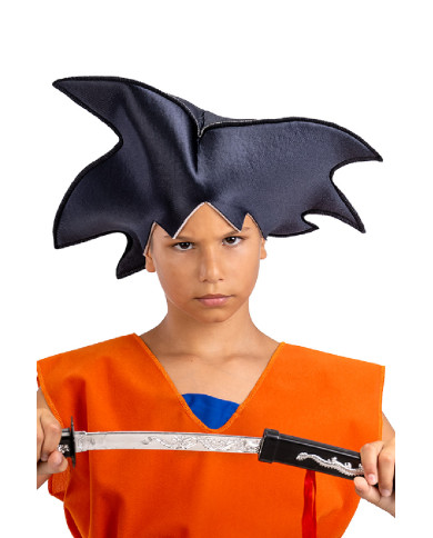 Copricapo manga nero in busta con gancio