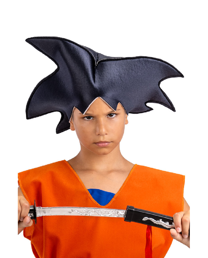 Copricapo manga nero in busta con gancio