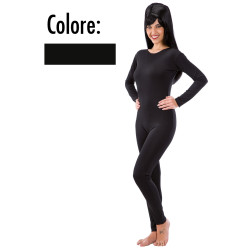 Combinaison noire en lycra pour femmes dans une pochette