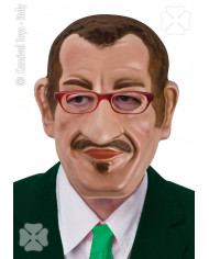 Eva mask which represents the famous italian politician Roberto