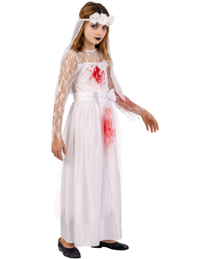 Corpse bride costume in bag w/hook