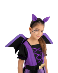 Little bat costume in bag w/hook