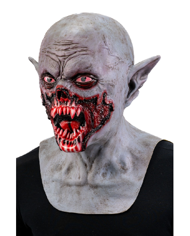 Bloody monster latex mask w /header