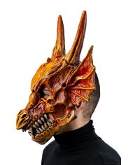 Giant eva dragon mask w/header