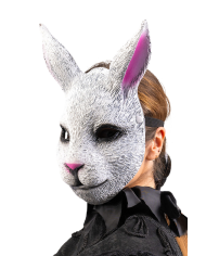Eva rabbit mask w/header