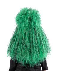 Green witch wig in box