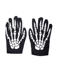 Set scheletro bimbo (mantello, maschera, guanti, falce)  in busta con gancio