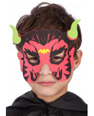 Eva chinless mask for children. A colorful demon useful for