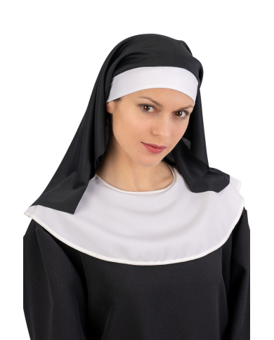 Voile nonne en tissu dans un sachet