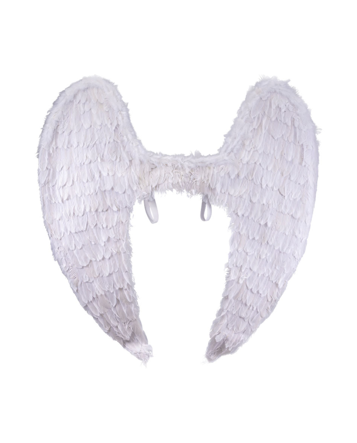 White feather wings h.cm. 120x120 in bag