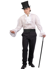 Set w/white gorget and wristbands in bag