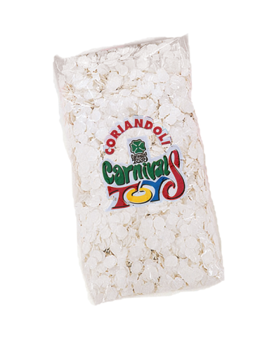 Weißes großes Konfetti ca. 250 g, in Beutel