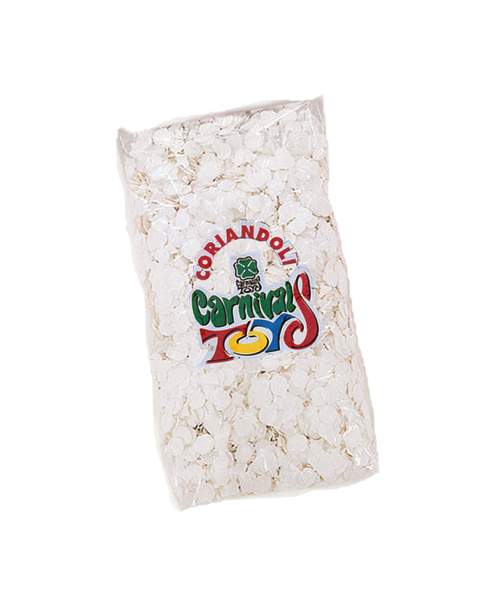 Confettis blancs, 250 g environ, dans une pochette
