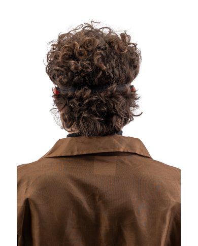 Bloody plastic hockey mask w/header