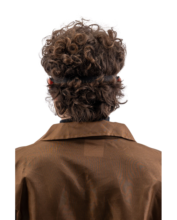 Bloody plastic hockey mask w/header