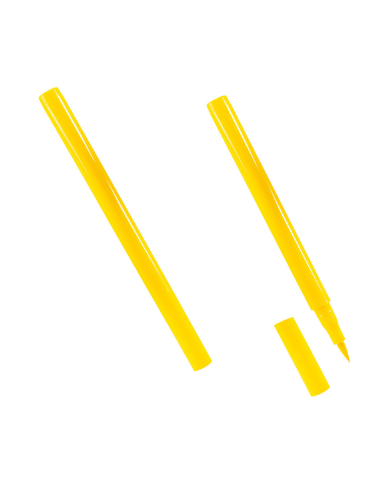 Gelber Schminkstift Gesicht/Körper auf Pappkarton