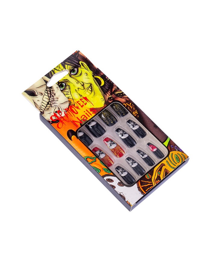 Adhesive nails w/skulls in box