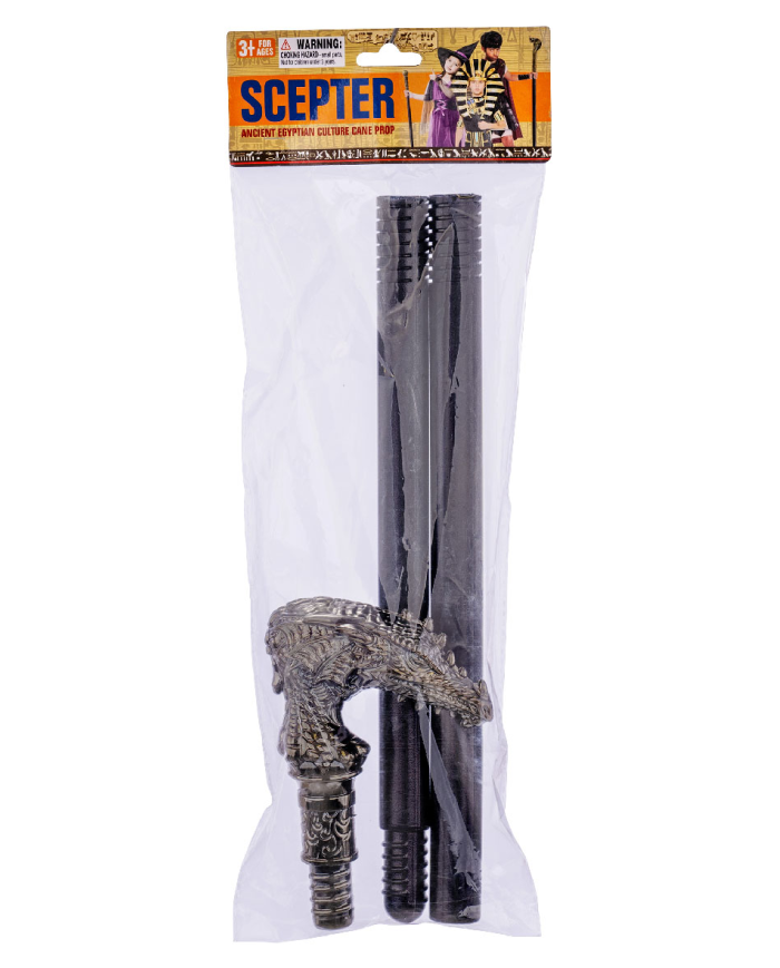 Detachable walking stick w/dragon knob l.cm.85 with hangtag/label