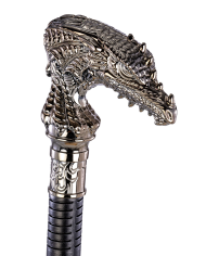 Detachable walking stick w/dragon knob l.cm.85 with hangtag/label