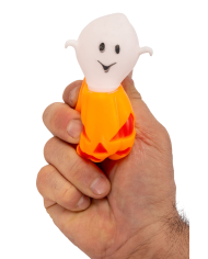 Rubber squeezy pumpkin diam.cm.7 ass.mod. on display