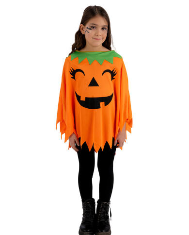 Pumpkin jersey ponchi one size l.cm.55 in bag w/hook