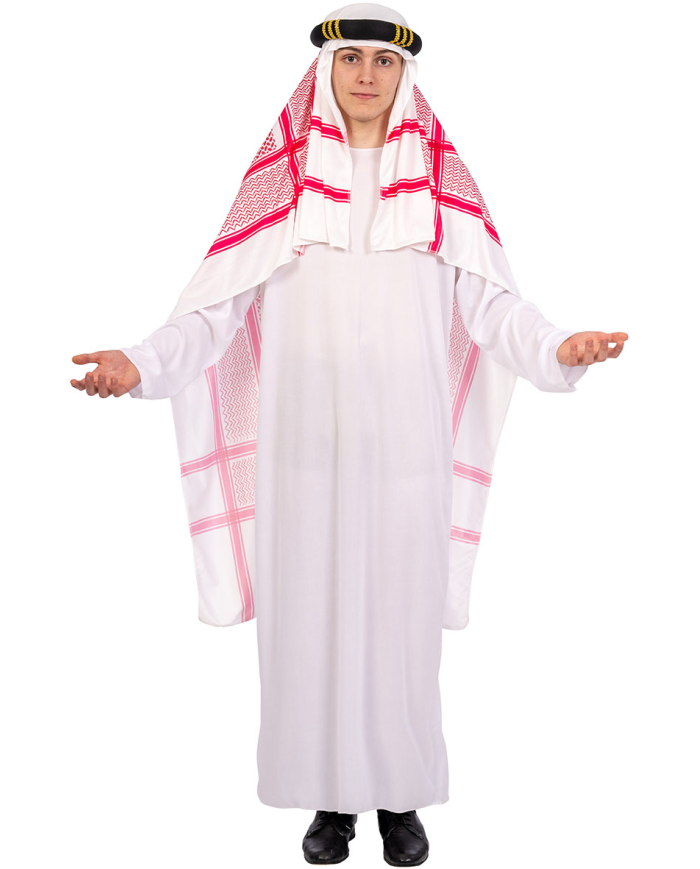 Arabisches Kostüm Einheitsgröße (M/XL) in Beutel mit Haken