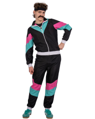 Kostüm Disco-Overall 80er und 90er Jahre Einheitsgröße (M/L) in Beutel mit Haken